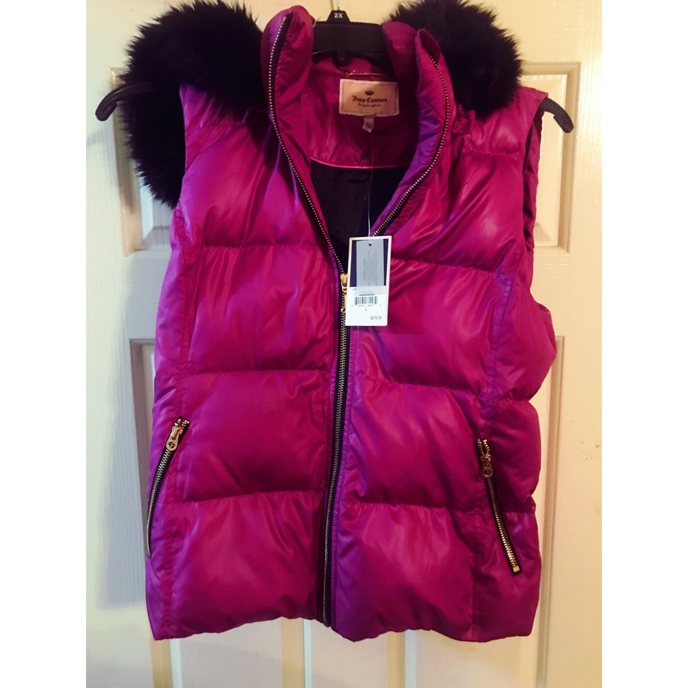 Juicy Couture Puffer with Fur Trimmed hood!